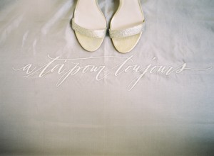 Strappy Gold Bridal Shoes