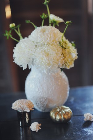 White Flowers in Textured White Vase 1