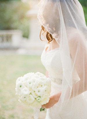 White Rose Bridal Bouquet