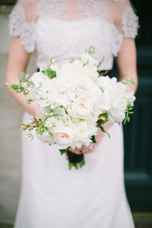 White Rose Bridal Bouquet1