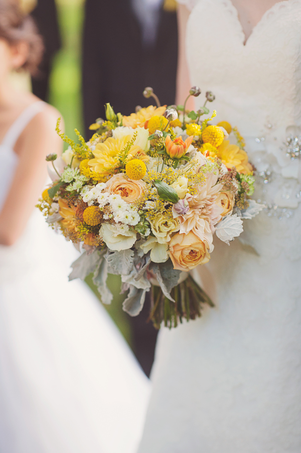 Yellow and Peach Bouquet