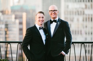Classic Black and White Groom Tuxes 1