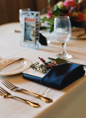 Lavender Sprig at Place Setting