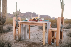 Desert Wedding Inspiration Table Ideas