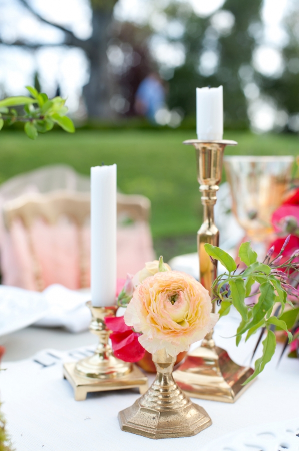 Gold Candle Holder Centerpiece