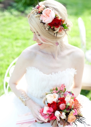 Elegant Floral Bridal Headpiece
