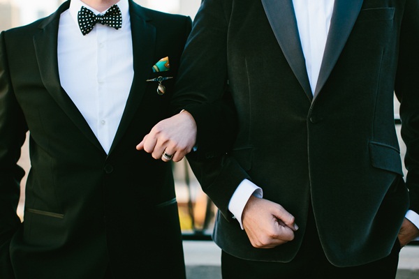 Grooms in Classic Tuxedos
