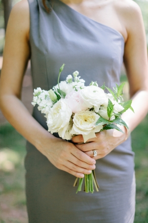 White Bridesmaids Bouquet