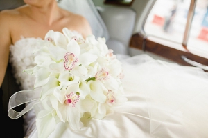 White Orchid Bridal Bouquet 1
