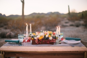 Wildflower Table Setting