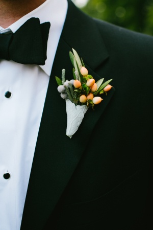 Berry and Greenery Boutonniere