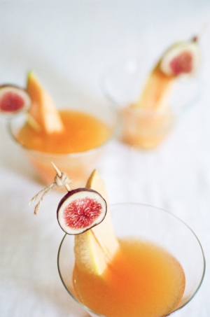 Fig and Melon Martini