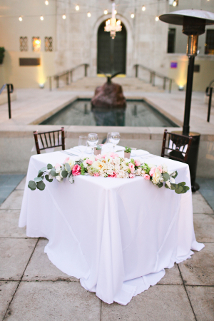 Wedding Sweetheart Table