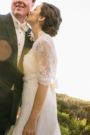 Lace Sleeve Wedding Gown