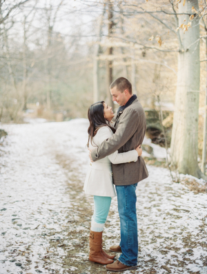 Outdoor Winter Engagement Session