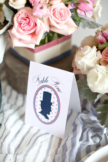 Presidential Inspired Place Cards