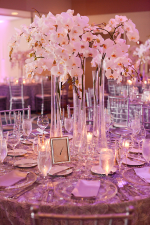 Tall White Orchid Centerpiece