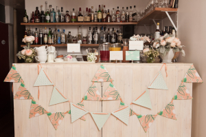 Cocktail Bar with Bunting
