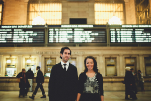 Couple at Grand Central Station