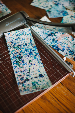 DIY Splatter Painted Notecards 13