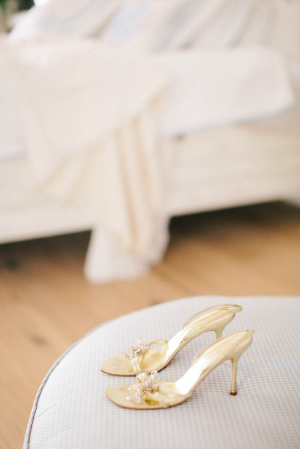Gold Bridal Sandals