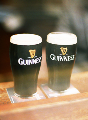 Guinness Beer in Glasses Dublin Engagement
