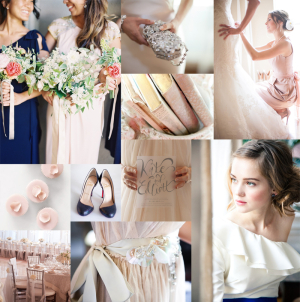 Navy and Blush Wedding Colors