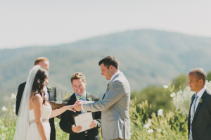 Outdoor California Wedding Ceremony