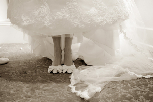 Peep Toe Bridal Shoes