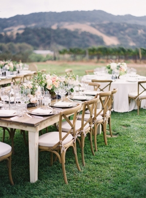 Pink and Peach Reception