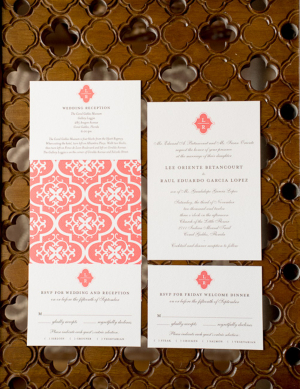 Red and White Invitations