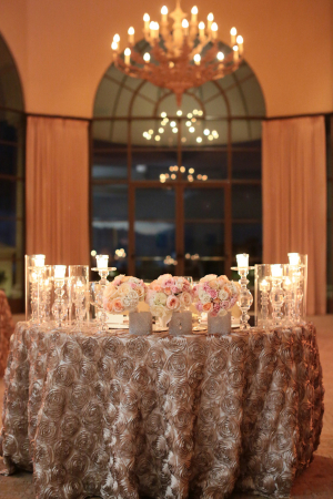 Silk Rose Covered Table Linens