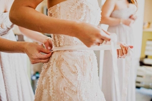 Elegant Beaded Bridal Gown
