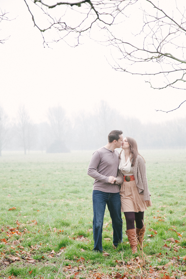 Love Shoot in the English Fog