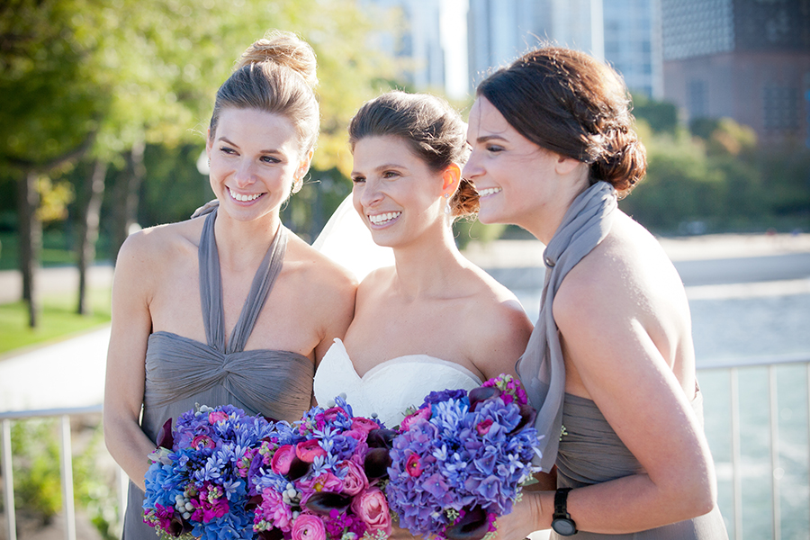 Colorful Chicago Museum Wedding