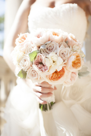 Pale Peach and Pink Bouquet