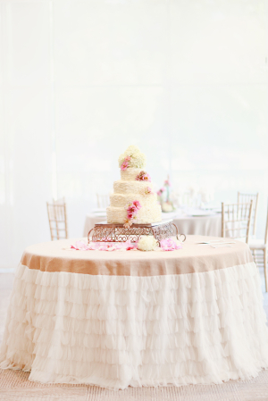 Ruffled Cake Table Linen