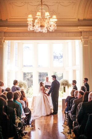 San Francisco Mansion Wedding Ceremony Meg Perotti