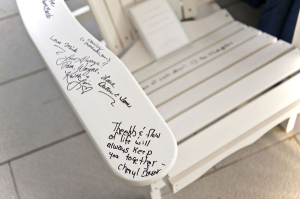 Signed Chair Guest Book