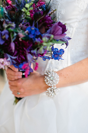 Blue and Purple Wildflower Bouquet