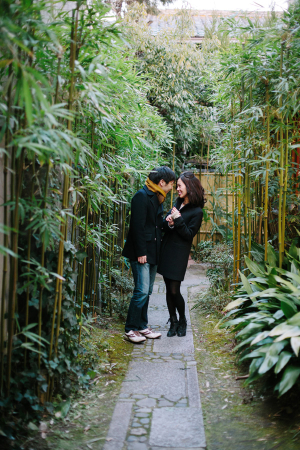 Couple in Bamboo Garden