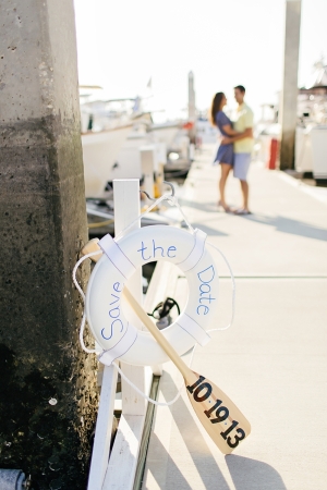 Nautical Theme Engagement Shoot From Brooke Images