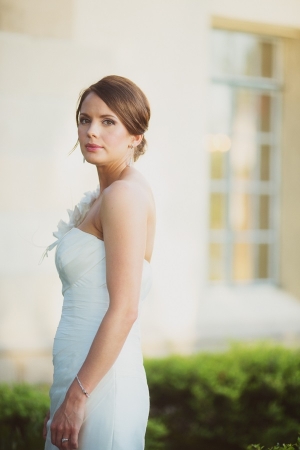 One Shoulder Bridal Gown