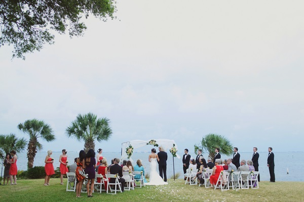 Outdoor Beachfront Wedding Ceremony