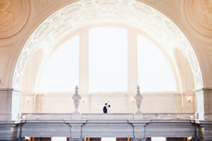 San Francisco City Hall Wedding Portrait