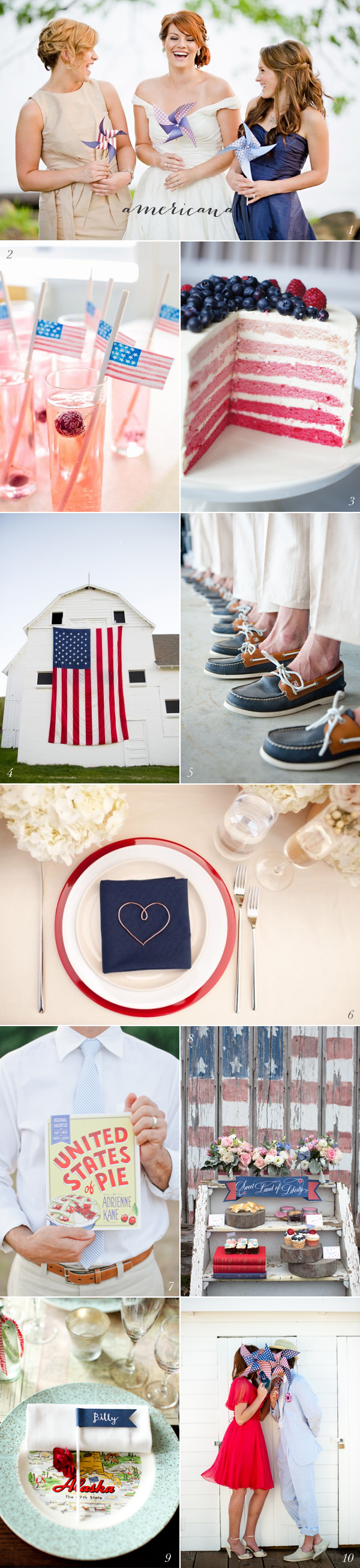 Americana Wedding Ideas