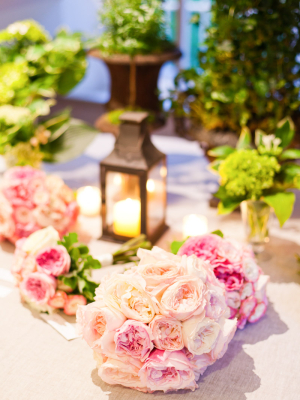 Blush and Bright Pink Bouquets