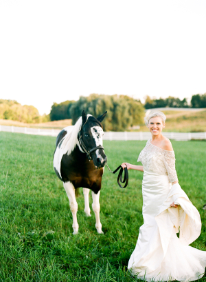 Bridal Portrait with Horse