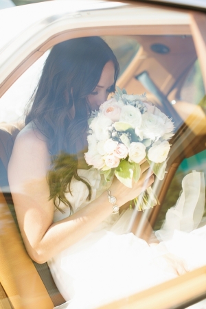 Bride in Getaway Car