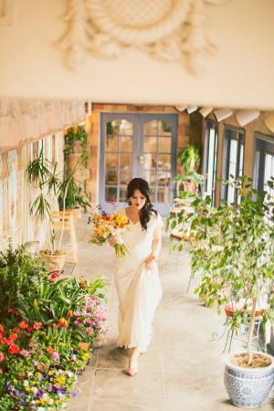 Colorful Mediterranean Wedding Flowers